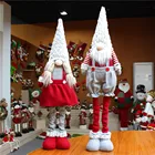 Рождественская длинноногая шведская Санта гном плюшевая кукла Орнамент Ручной Работы игрушечные эльфы праздничный домашний декор для вечеринки детский подарок на Рождество