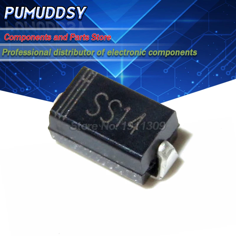 100 шт. sma 1N5819 SMD IN5819 1A 40В do 214ac Диод Шоттки ss14|Интегральные схемы| |