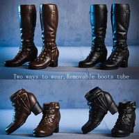 vstoys 18x02 16 scale female boots long short two styles brown black detachable combat boots fit 12 action figure doll