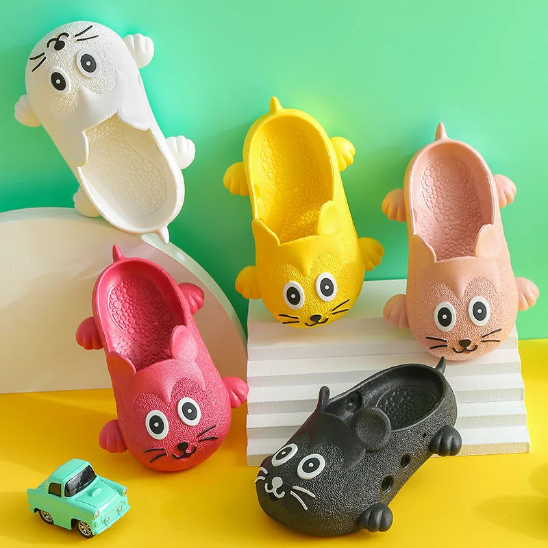 

Summer Kids Croc Shoes For Boys Girls Rabbit Light Non Slip Children Garden Shoes Toddler Indoor Home Beach Slippers Sandals