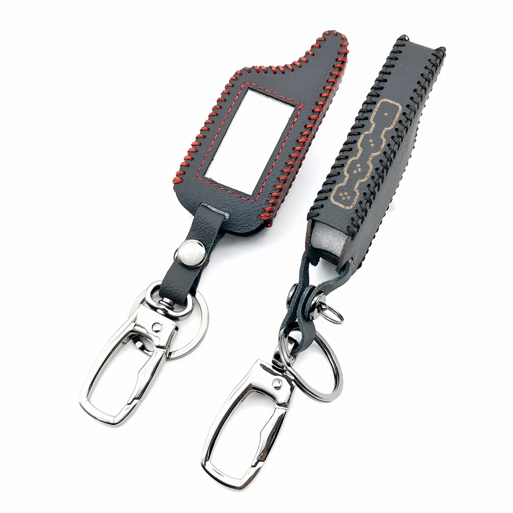 Кожаный чехол для Scher khan Logicar A B ЖК Русская версия дистанционная Двусторонняя