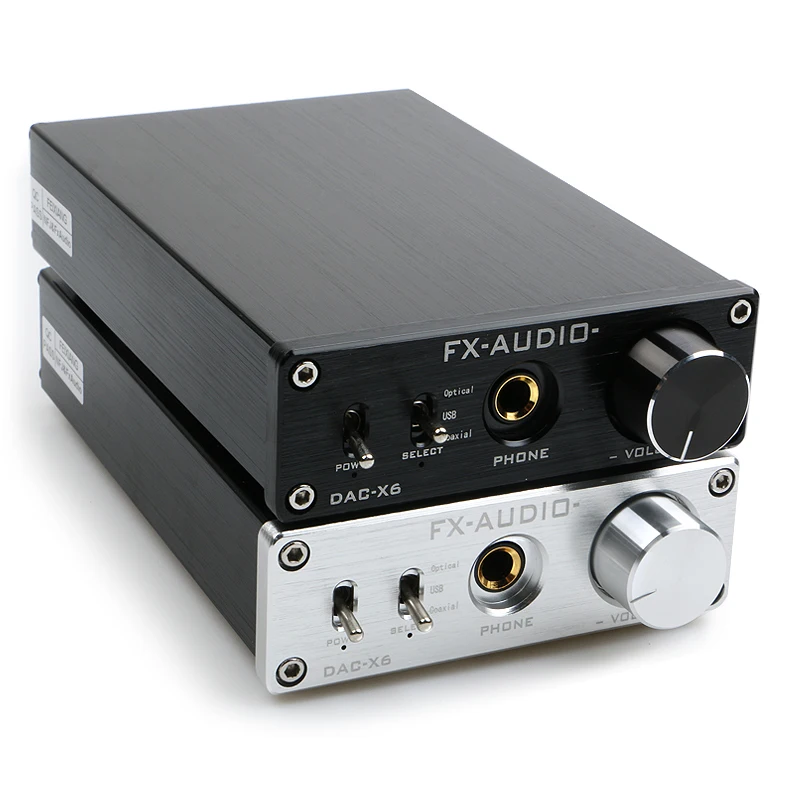 FX AUDIO DAC X6 мини HiFi 2 0 цифровой аудио декодер 24 бит/96 кГц вход