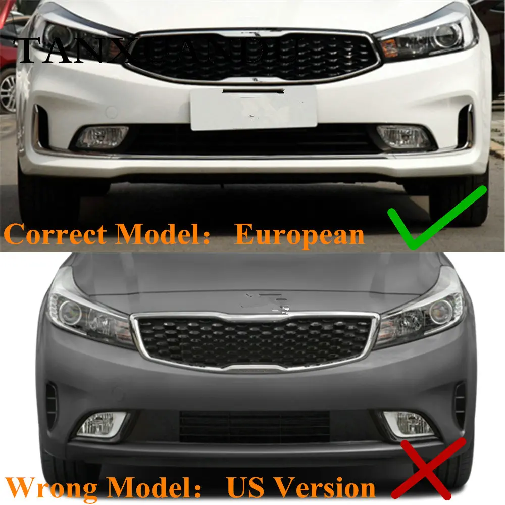 Не подходит для Северной Америки издание 2017 2018 KIA K3 Форте передний бампер спойлер