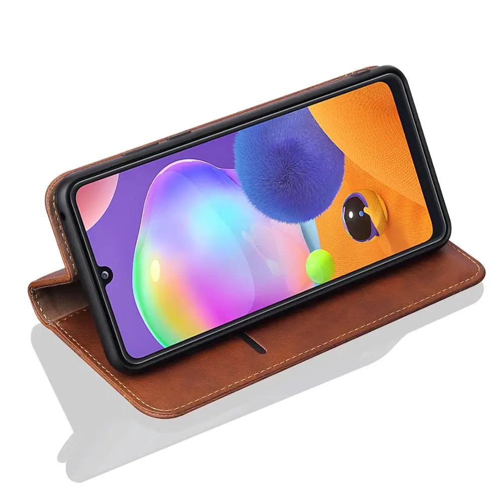 

Luxury Leather Magnet Flip Case For Samsung Galaxy A31 A51 A71 A10 A20 A30 A40 A50 A50S A30S A70 M31 wallet Cases Back Cover