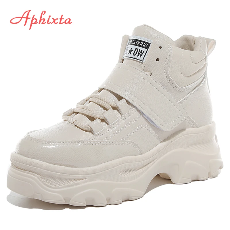 Сапоги Aphixta женские на платформе для увеличения роста водонепроницаемые