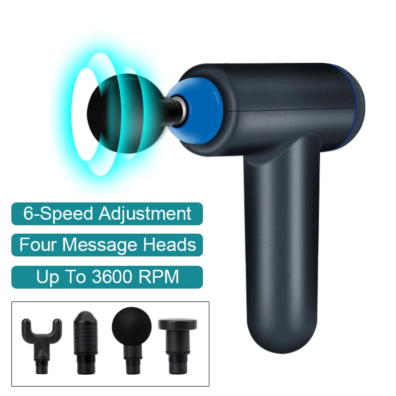 Профессиональный массажер пистолет для мышц Электрический тела расслабления и