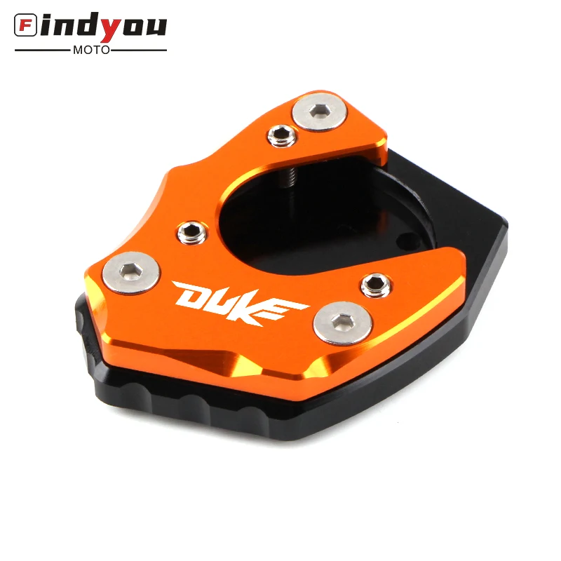 

Motorcycle CNC Kickstand Enlarger Plate Side Stand Extension Pad for KTM DUKE 390 125 200 250 RC390 2013-2018 2017 2016 2015