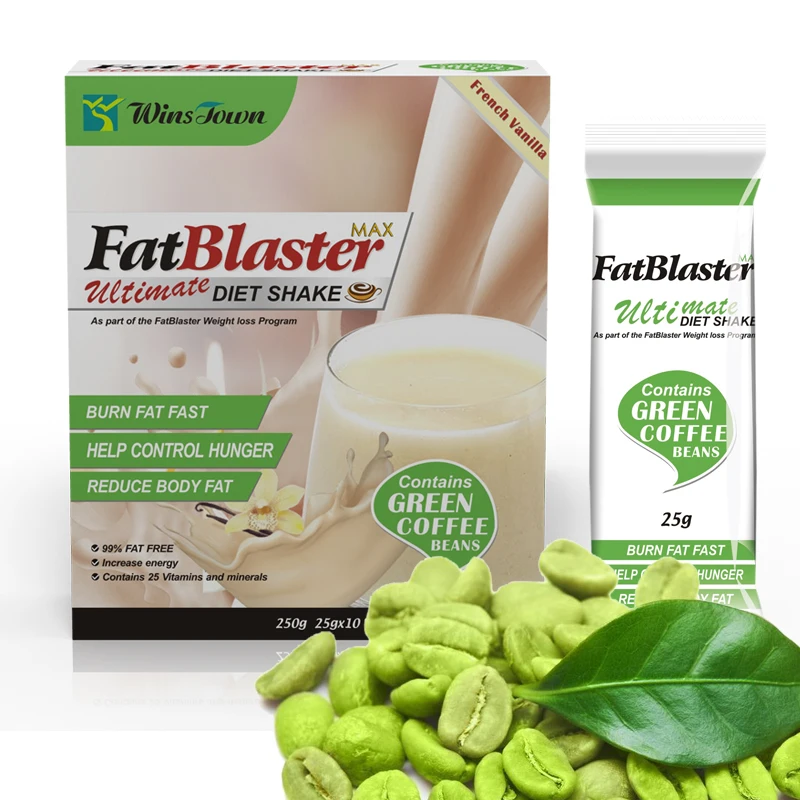 

25g*10bags Fat Blaster Diet Shake Meal Fat Blaster Slimming Shake for Meal Replacement Powder Weight Loss Products Tea Detox