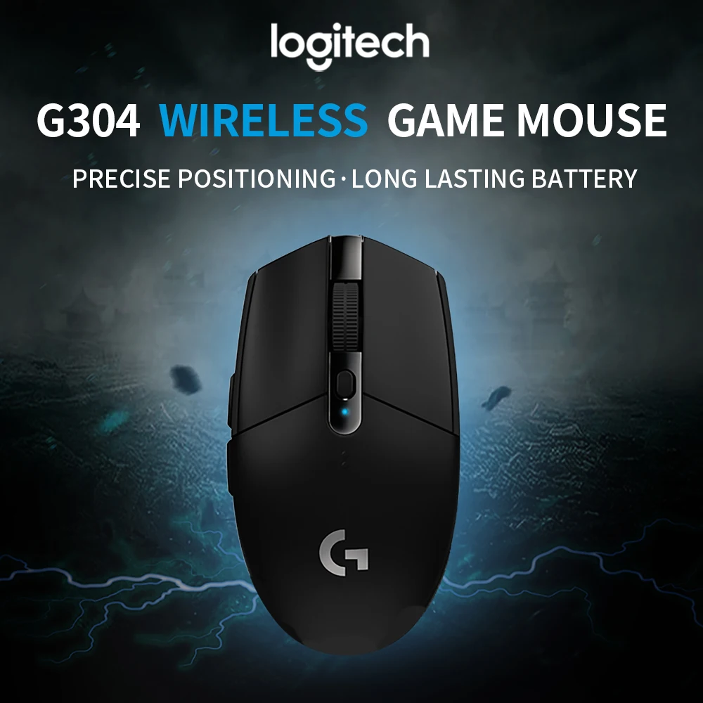 Мышь Logitech G304 G305 игровая беспроводная эргономичная 2 4 ГГц 12000DPI | Компьютеры и офис