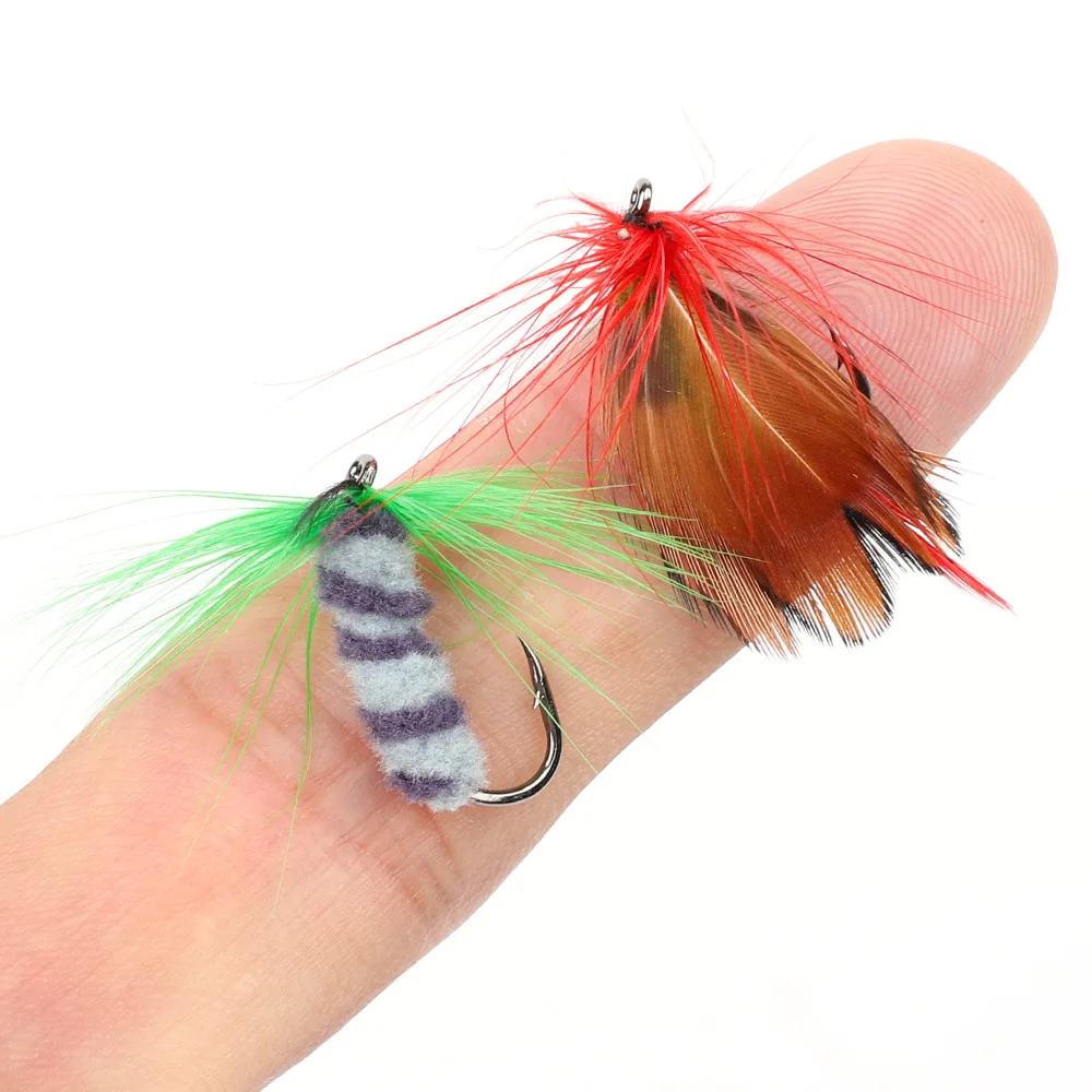 DONQL 10 50 шт/коробка насекомое муха рыболовные приманки от мотыльков мух с