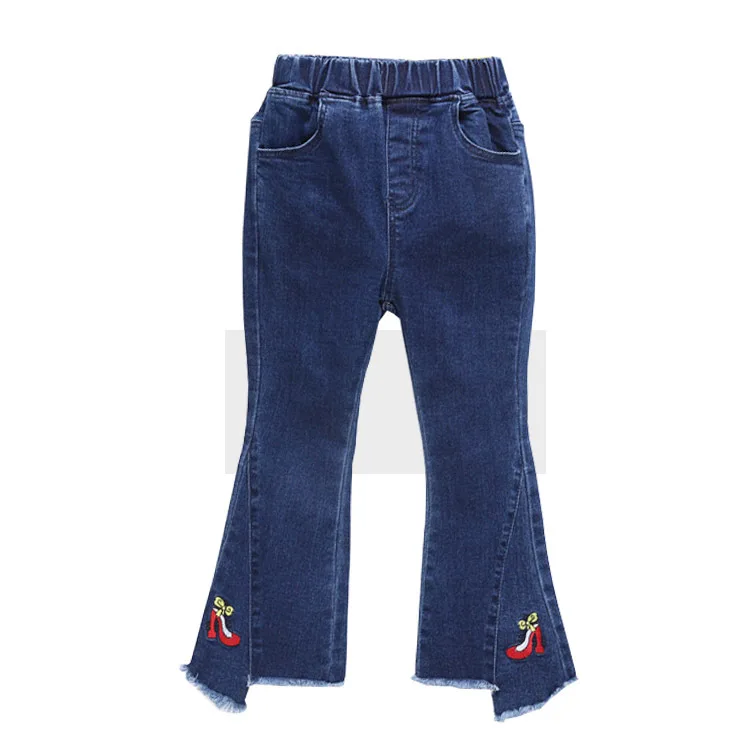 Boys Jeans Winter Pants For Boy Embroidery Warm Thermal Cotton-padded Trousers Kids Thicken Plus Velvet Denim Boys Pants - Цвет: as picture7