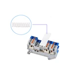 Маркерные полоски Zack ZB3.5 со стандартной нумерацией, с заглушкой, для клеммных колодок на DIN-рейку PT 1,5, 10 шт.