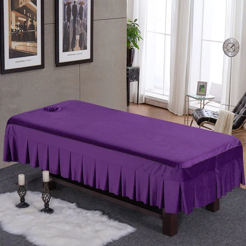 Массажная кровать хорошего качества плоская Простыня из мягкой фланелевой ткани