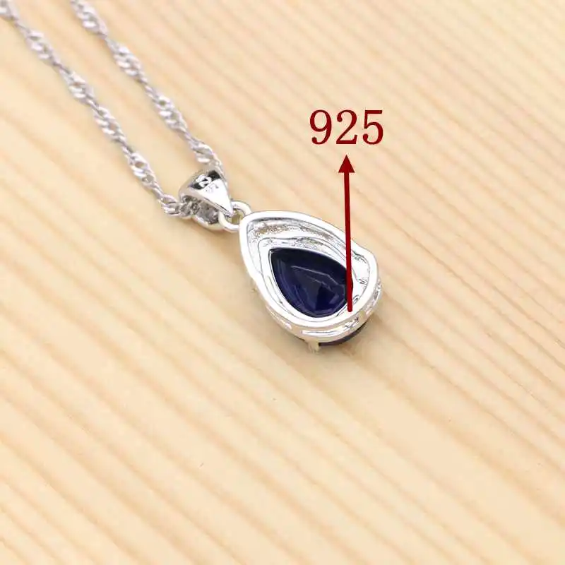 Женский ювелирный комплект из колье и серёг серебра 925 пробы|Ювелирные наборы| |