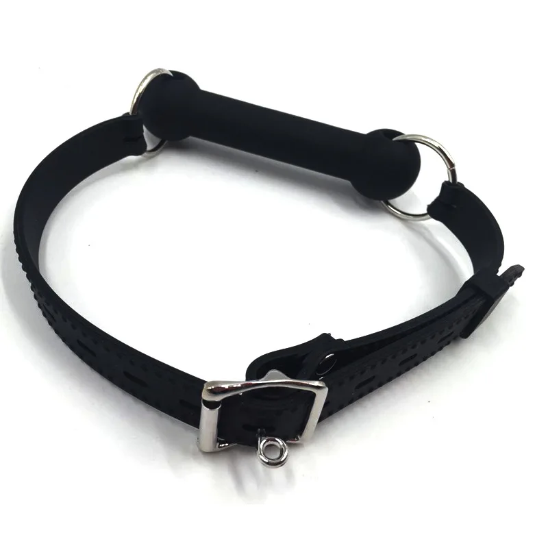 Эротические игрушки из искусственной кожи открытый рот кляп силикон Bite Dog Bone Ball