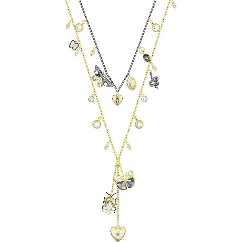 

SWA 2019 Fashion New Madnetic Necklace Multicolor Mixed Elegant Temperament Ladies Exquisite Romantic Jewelry Gift