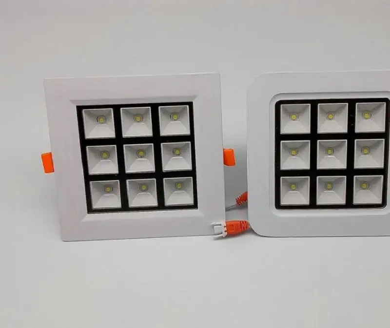 Затемняемый Светодиодный светильник COB Потолочный Точечный AC85 265V потолочное