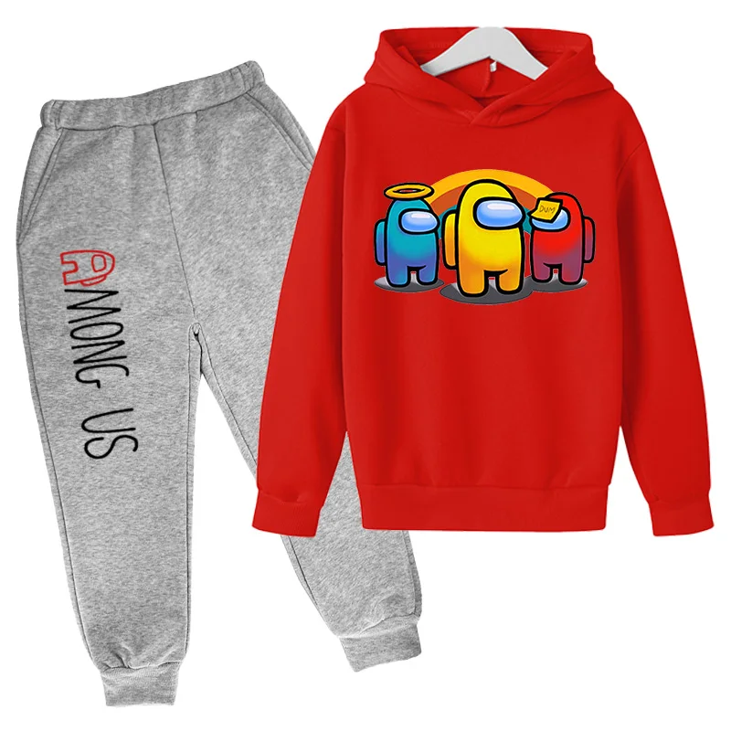 

Children's Clothing Spring and Autumn Long-sleeved Hoodie + Pants Suit Sports Children's Clothing Suit Boys Clothes 4T-14T