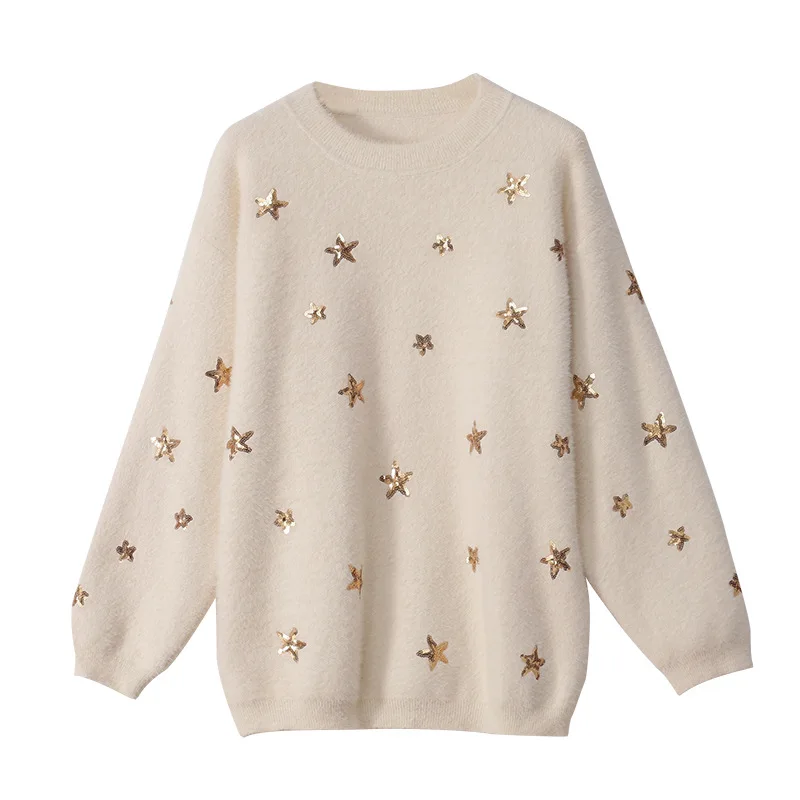 

Детские носки высокого качества, с имитацией меха норки с вышивкой и блестками, пуловер со звездами в винтажном стиле; Женская обувь в Корей...