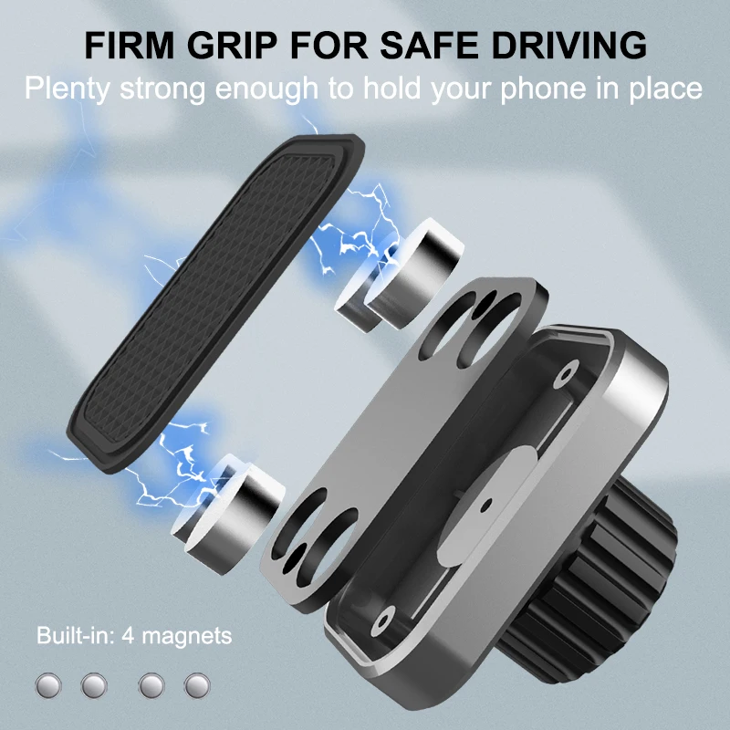 XMXCZKJ Magnetic Car Cup Holder Phone Mount Magnet Power Cell Phone Car Mount Stand for Cupholder for iPhone Samsung HuaWei