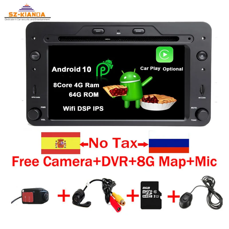 Автомагнитола Alfa Romeo Spider в наличии Android 10 0 DVD GPS навигация для 159 Brera