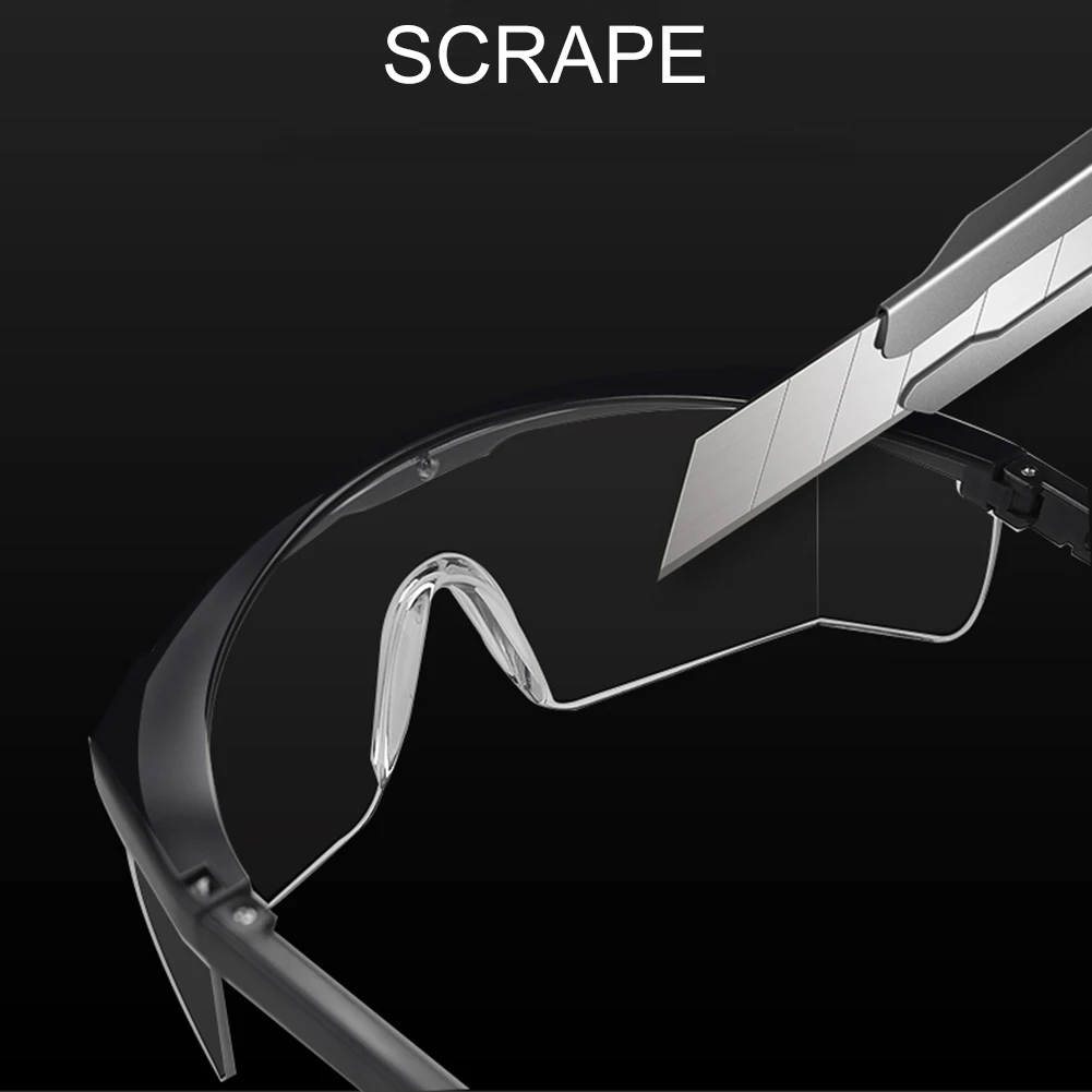 

New Safety Glasses Protective Chemical Industrial Eyewear Black Protective Glasses Safrty Goggles