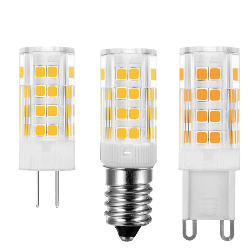 Светодиодный мини светильник E14 G4 G9 220 В 2835 SMD 5 Вт 7 9 15 светодиодный кукуруза
