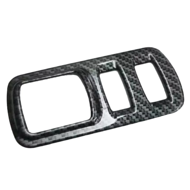 Автомобильный Стильный чехол из АБС-углеродного волокна передняя фара