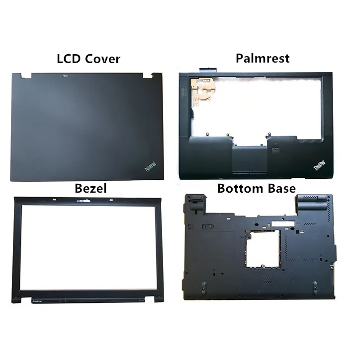 A B C D shell Для lenovo Thinkpad T410 T410i ЖК-задняя крышка/ЖК-рамка/Подставка для клавиатуры/Нижняя база - Цвет: A B C D shell