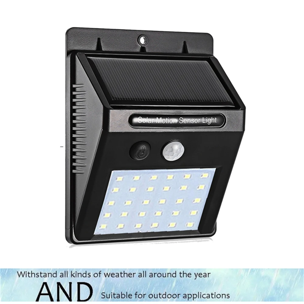 1-4 шт. Солнечный свет PIR датчик движения 30 LED наружный водонепроницаемый