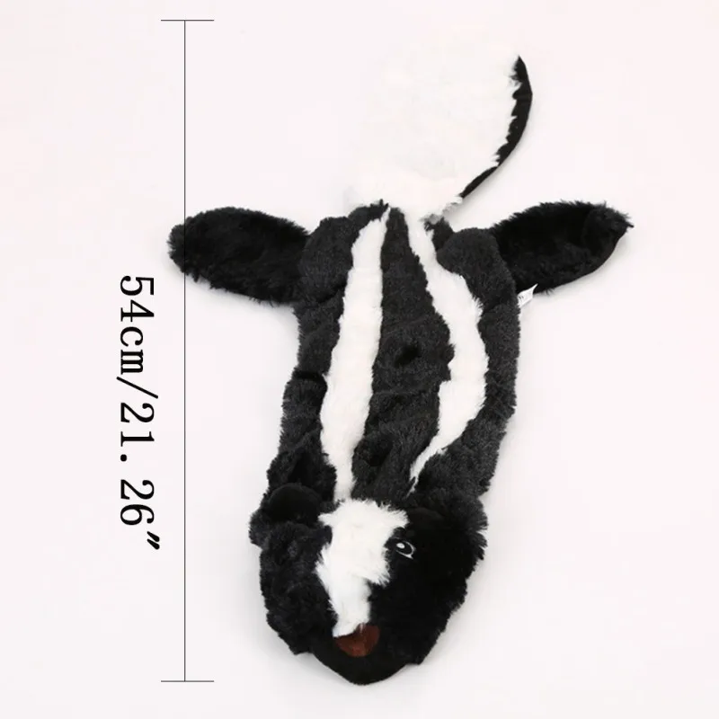 

Plush Dog Toys Chew Squeaky Pet Wolf Rabbit Animal Plush Toy Dog Whistling Involved Squirrel Interactive Dog Toys Dropshipping