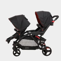 new design best selling sleepsitrecline buggy twin double stroller for two babies carriers south africa twin stroller double