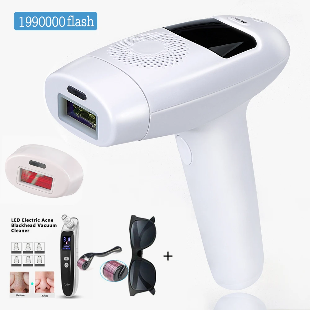 

990000 Flash Professional Permanent IPL Laser Hair Removal Electric Photo Epilator Women Painless Threading Hair Remover Machine