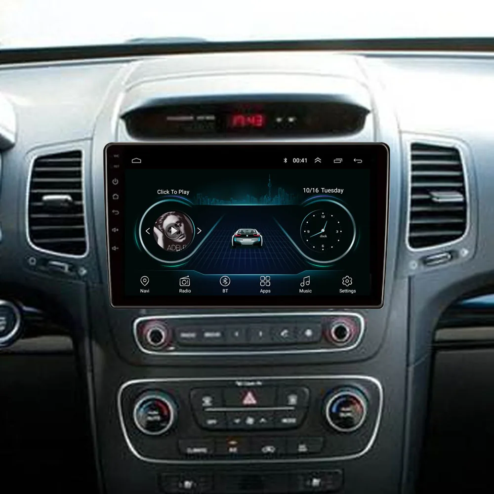 Мультимедийный проигрыватель для KIA Sorento 2013 2014 Android 10 1 4G LTE DVD плеер навигация GPS