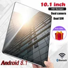 Планшеты (Бесплатная доставка) Игровые планшеты Pad 4G-LTE Android 9,0 Bluetooth PC 4 + 64 Гб Dual SIM Dengan GPS 10,1 дюймов