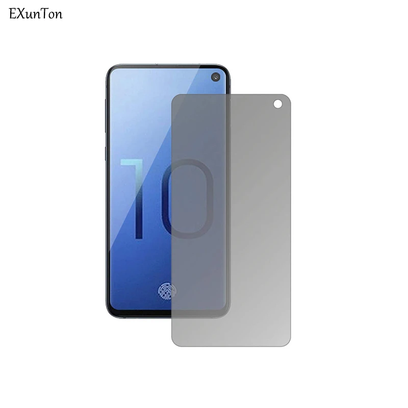 Конфиденциальность закаленное стекло для Samsung S10e M10 анти шпионская защита экрана