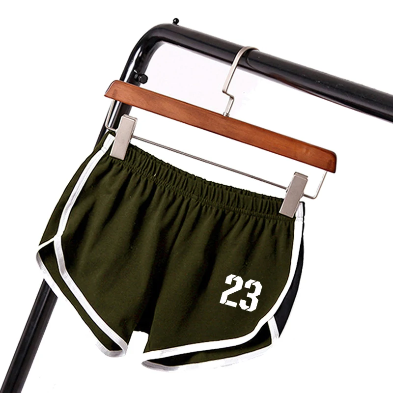 

2019 Women Number 23 Printed Shorts Funny Casual Sports Shorts High Waist Sexy Shorts