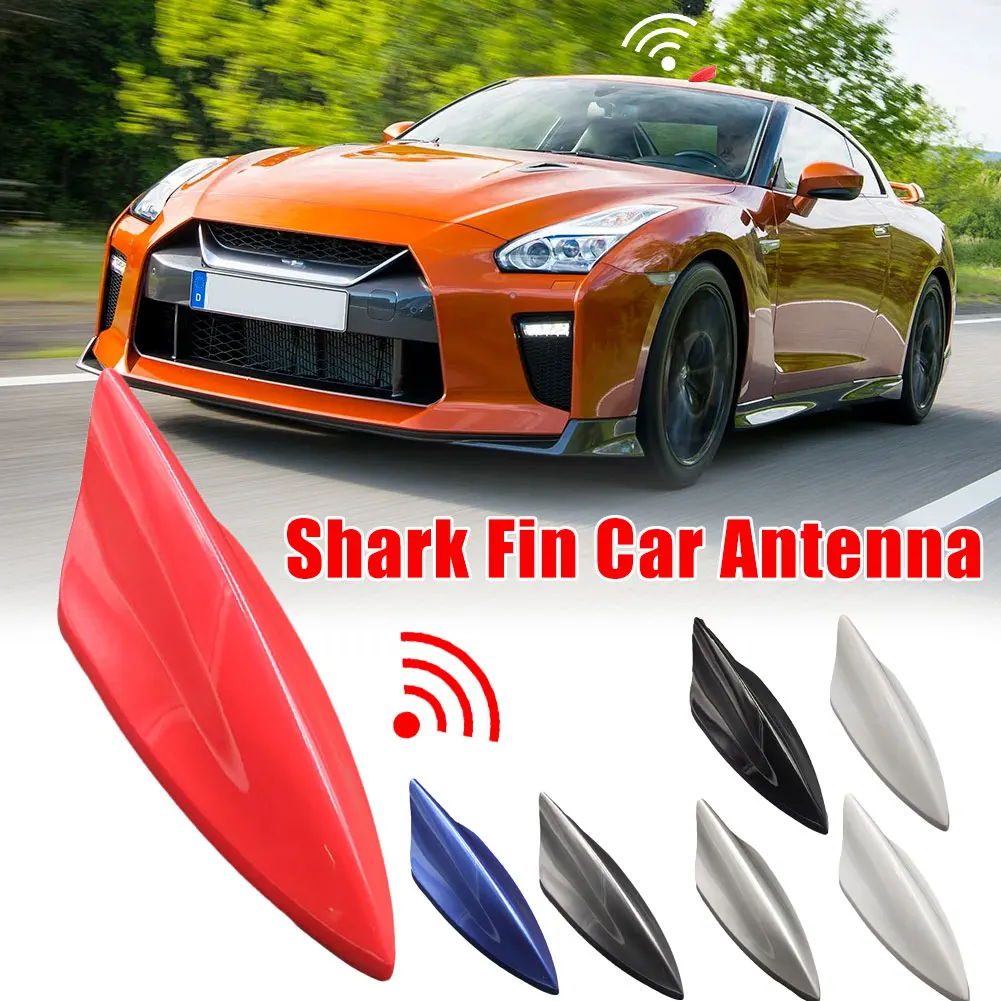 

Auto Roof FM/AM Radio Aerial Replacement for Universal Auto Model Car Styling Upgraded Signal Universal Car Shark Fin Antenna