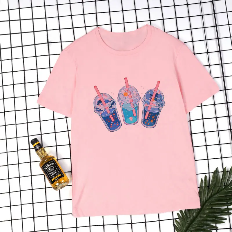 Женская Винтажная футболка в стиле Харадзюку Повседневная с коротким рукавом и