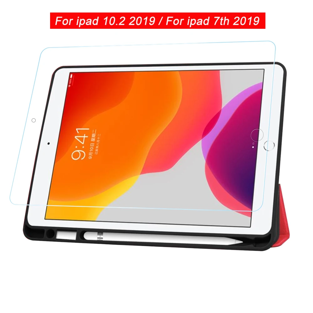 Закаленное стекло для защиты экрана iPad 10 2 inc. 2019 высокое качество 7th Gen защитная