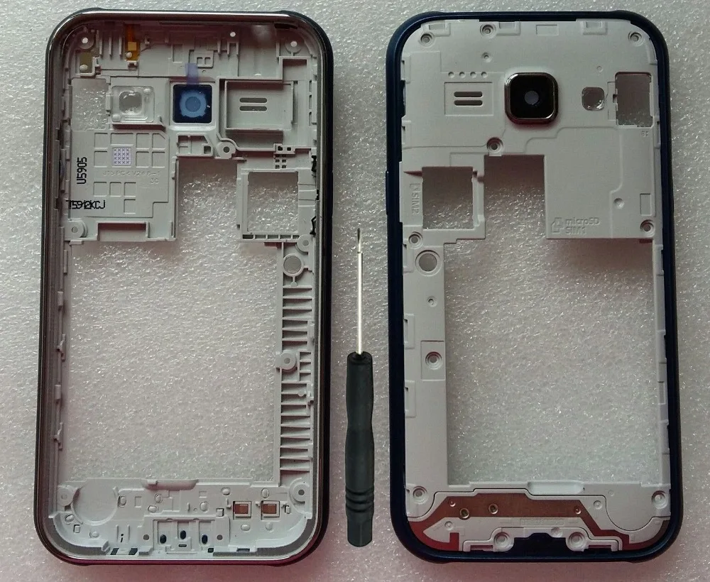 

Оригинальный Корпус для мобильного телефона Samsung Galaxy J1 2015 J100 J100F J100H, корпус средней рамки для смартфона Samsung J1