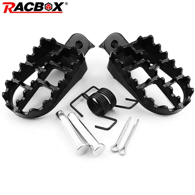 2 шт. Алюминиевые Подножки для мотоцикла Yamaha TW200 PW50 PW80 Honda CRF XR50 XR70