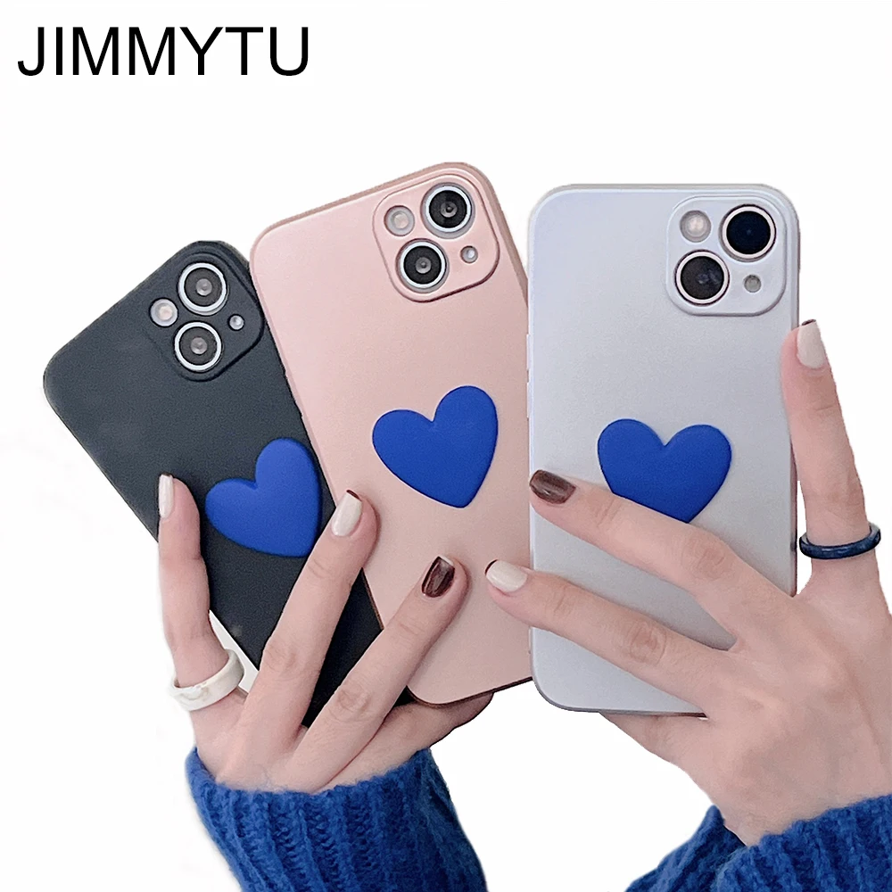 Чехол для телефона JIMMYTU с сердечками iPhone 12 11 13 Pro Max X XS XR 7 8 Plus SE2 противоударный