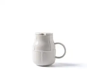 350ml-Milk cup-B Simple ceramic teapot cold water bottle retro white set coffee afternoon tea cup mug milk can sugar bowl mx6221104 - Цвет: 350ml-Milk cup-B