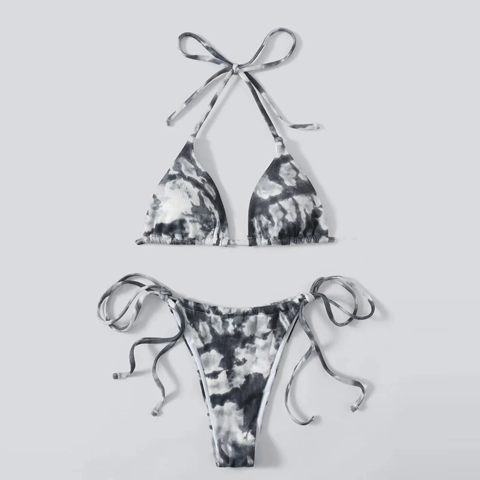 Сексуальный купальник женский неоновый зеленый оранжевый пуш-ап бикини 2020