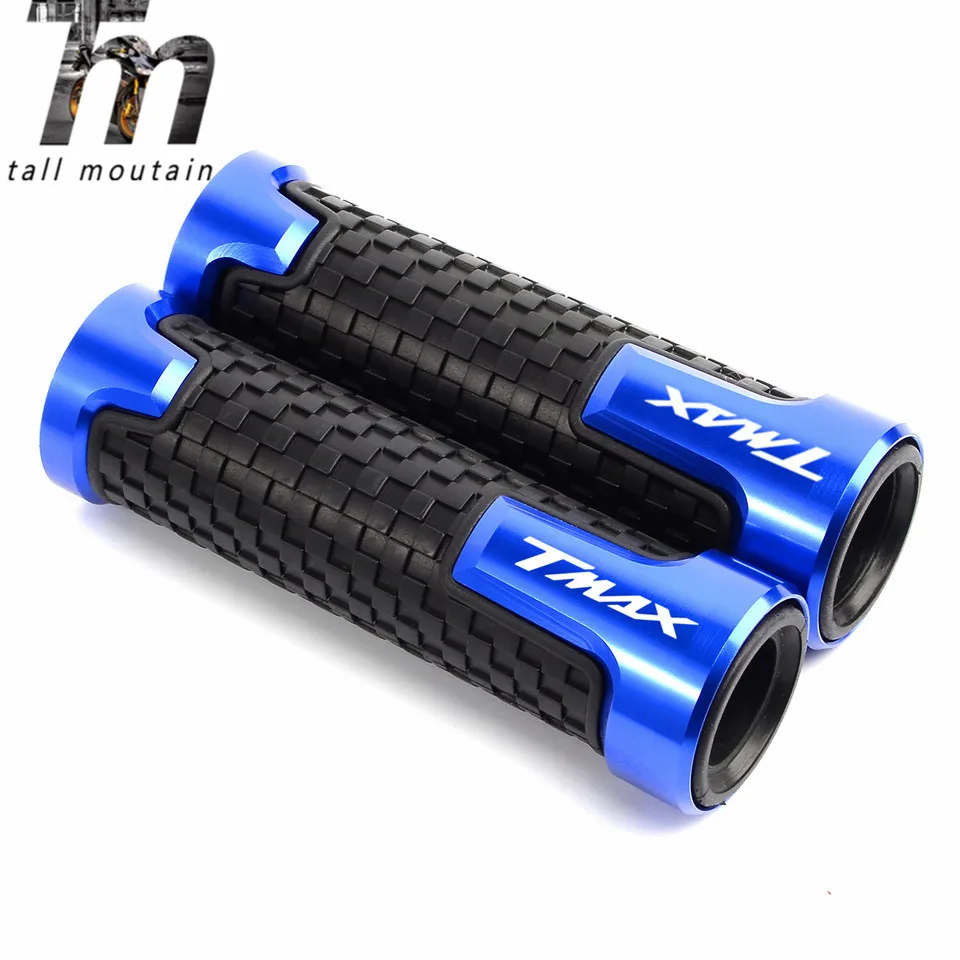 

Flash Deals With Logo For Tmax T-max 530 500 Tmax530 SX/DX Accessories CNC Aluminum+Rubber Motorcycle Handle Grips Red Blue Gold