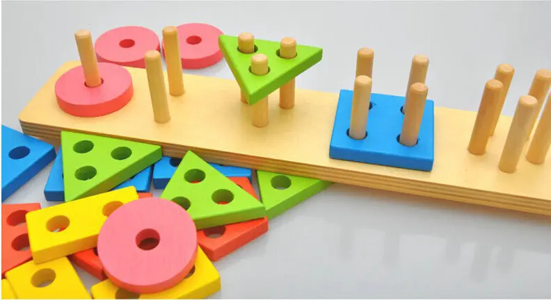 Необычные Игрушки для раннего детства Геометрическая доска интеллекта