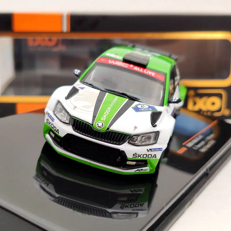 IXO 1:43 для Skoda Fabia R5 #41 Rally Finland 2018 RAC684 литая под давлением модель автомобиля