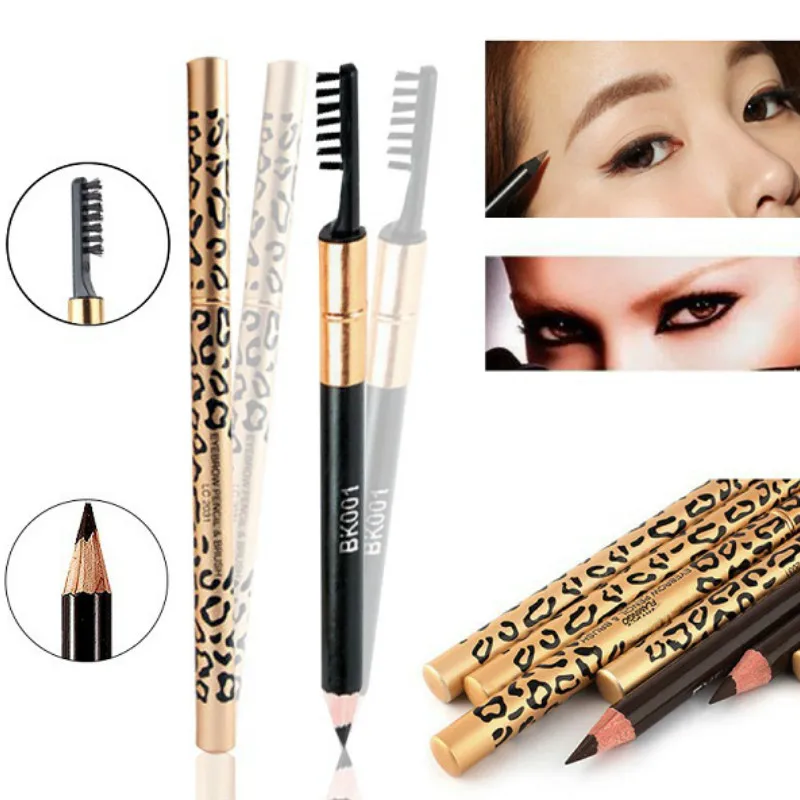 Fashion Double Head Eyebrow Pencil Mascara Waterproof 3d Mascara Eyelash Extension Thick Lengthening Eye Lashes Cosmetics T2019