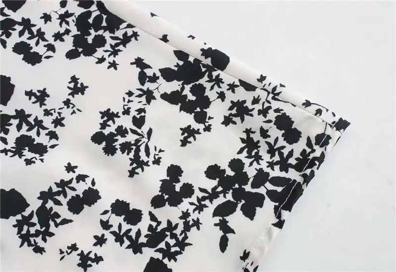 Женское повседневное длинное платье элегантное с цветочным принтом v-образным